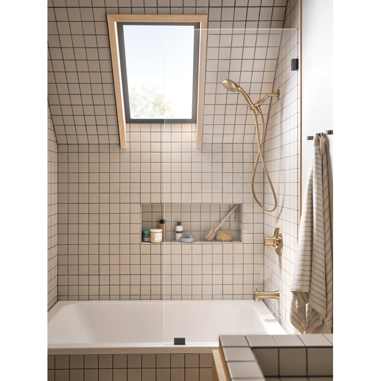 Bronzed Gold Nickel Handheld Wall Mounted Shower Faucet Set