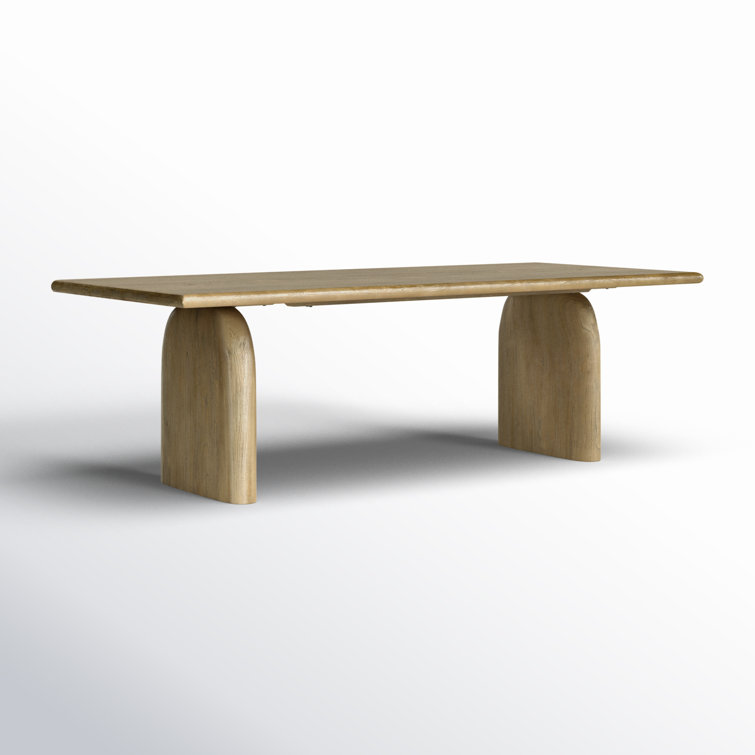 Sorrento 94" Brown Solid Wood Rectangular Dining Table