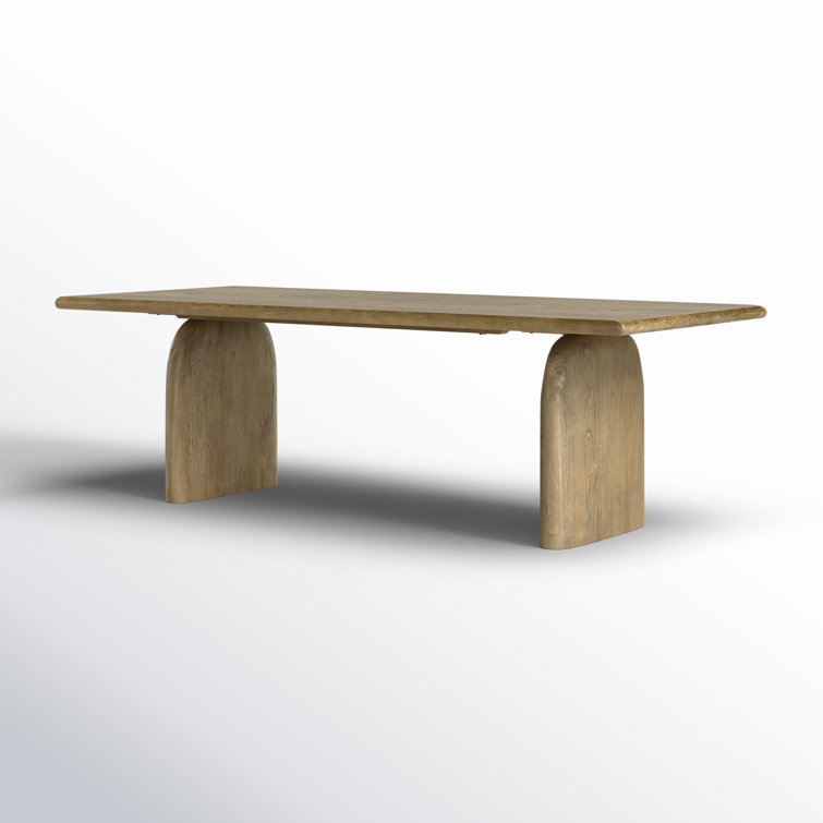 Sorrento 94" Brown Solid Wood Rectangular Dining Table