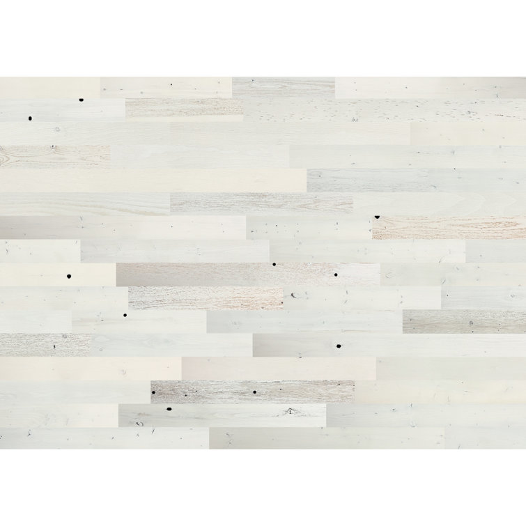 Coastal White Reclaimed Wood Peel & Stick Wall Planks