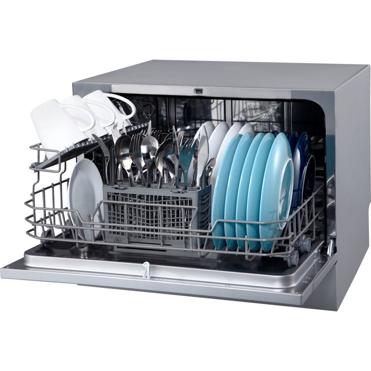 EdgeStar White 21.63 Inch Countertop Dishwasher with Energy Star