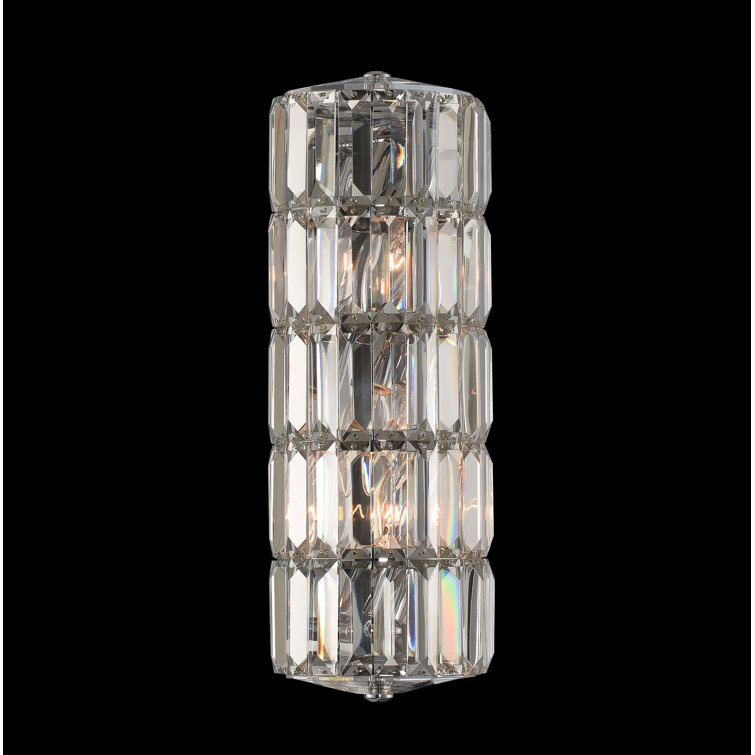 Julien 18K Gold and Chrome Dimmable Wall Sconce