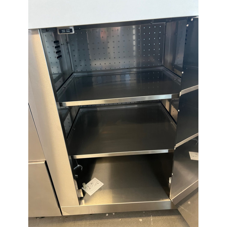 Stainless Steel Outdoor Kitchen Cabinet with Granite Countertop