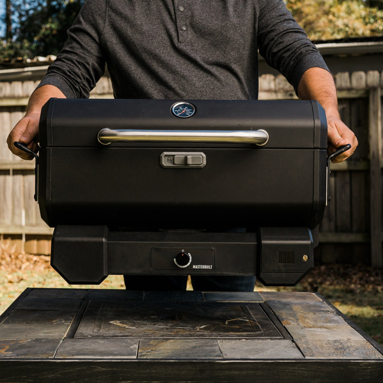Masterbuilt 25" Black Portable Charcoal Grill and Smoker
