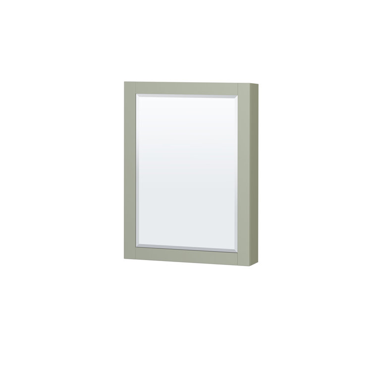 Sheffield 30'' Light Green Vanity with Carrara Marble Top