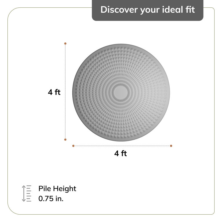 Handmade Braided Round Jute and Sisal Rug with Black Accents