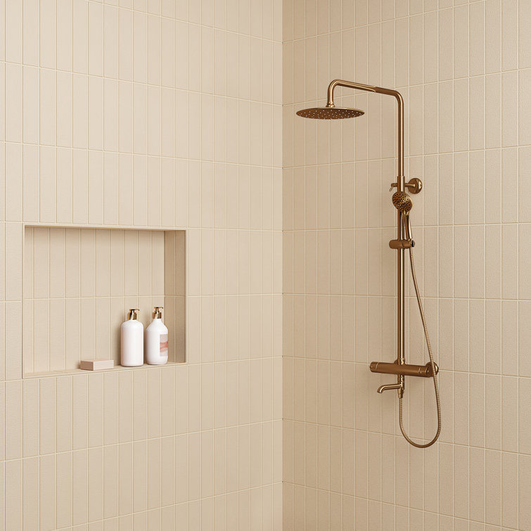 Sahara 3" x 12" Matte Beige Porcelain Wall & Floor Tile