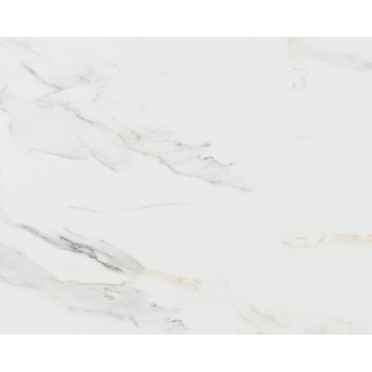 White Round Marble Outdoor Coffee Table