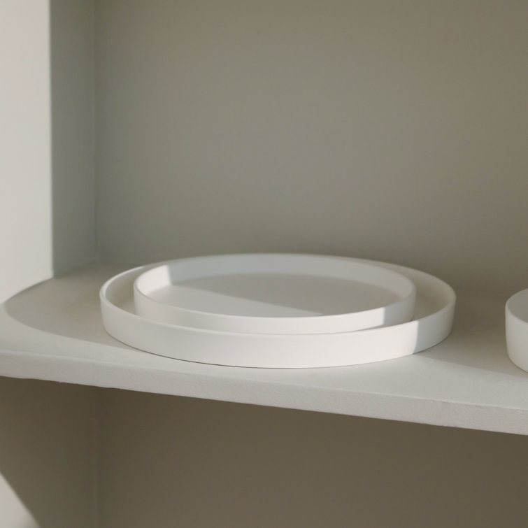 Matte White Porcelain 16-Piece Round Dinnerware Set