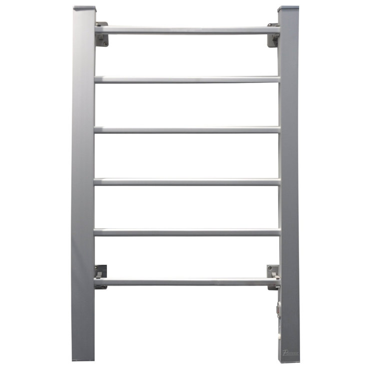 Chrome 6-Bar Freestanding Towel Warmer Rack