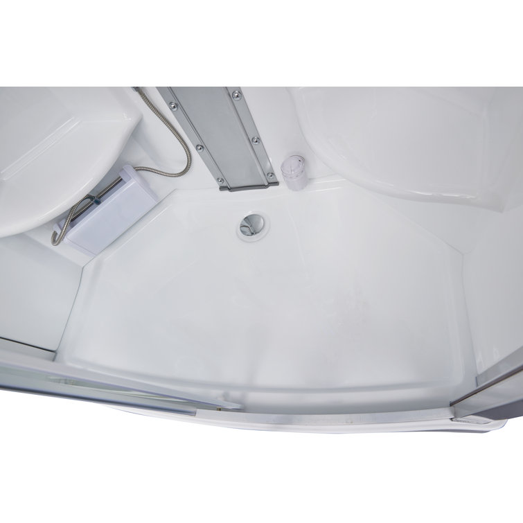 Mesa WS-803A Clear Glass Walk-In Steam Shower Kit