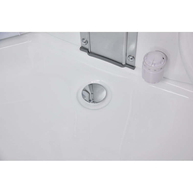 Mesa WS-803A Clear Glass Walk-In Steam Shower Kit