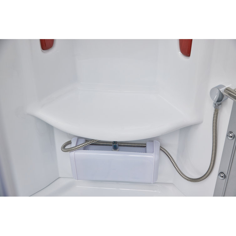 Mesa WS-803A Clear Glass Walk-In Steam Shower Kit