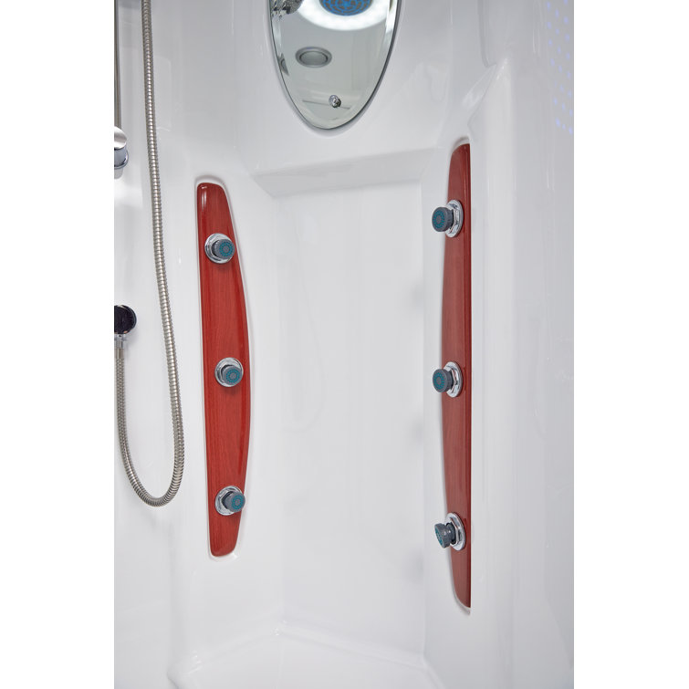 Mesa WS-803A Clear Glass Walk-In Steam Shower Kit