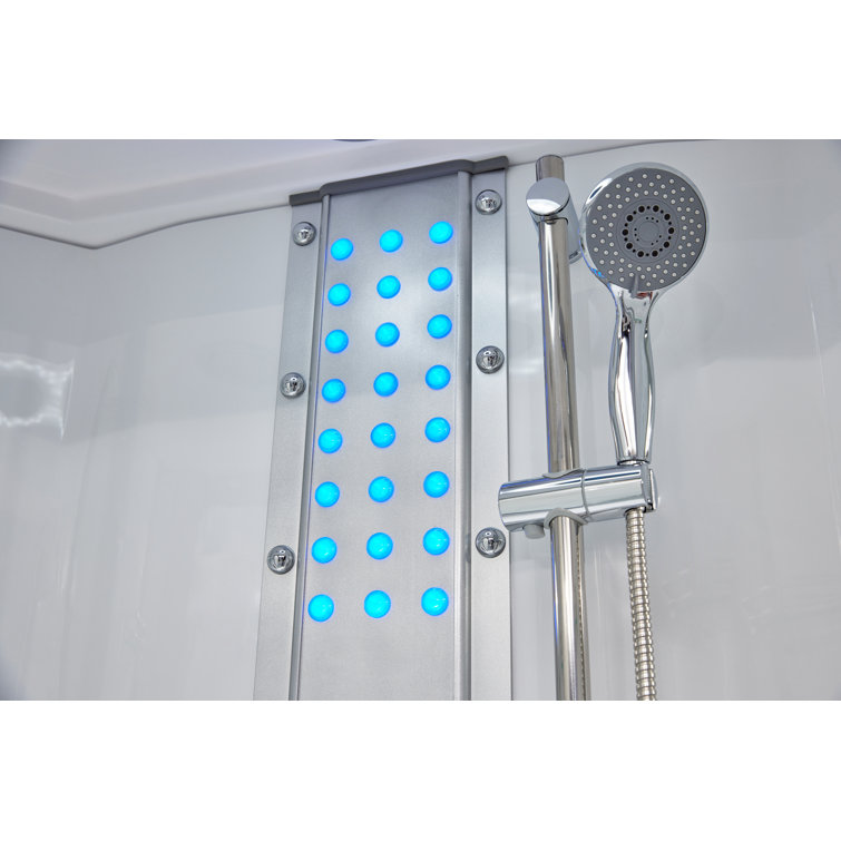 Mesa WS-803A Clear Glass Walk-In Steam Shower Kit