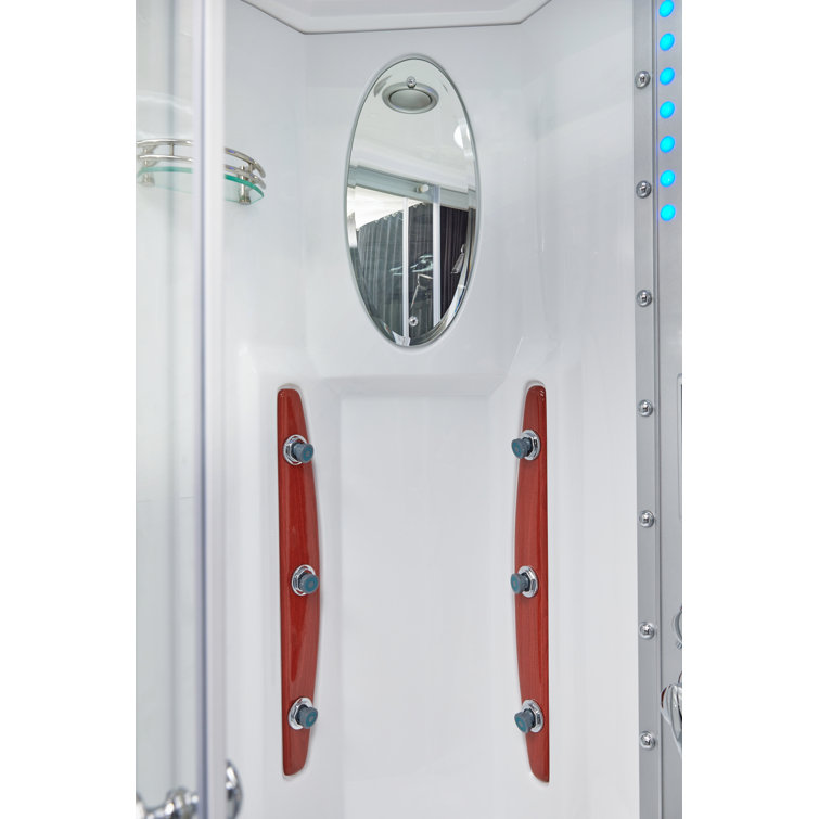 Mesa WS-803A Clear Glass Walk-In Steam Shower Kit