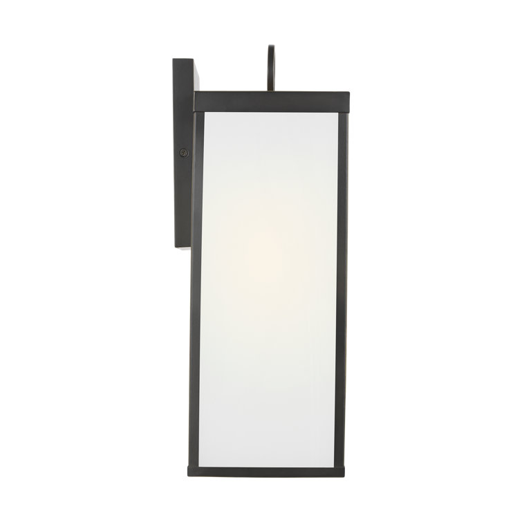 Antique Bronze Dimmable Outdoor Wall Sconce with Clear Glass