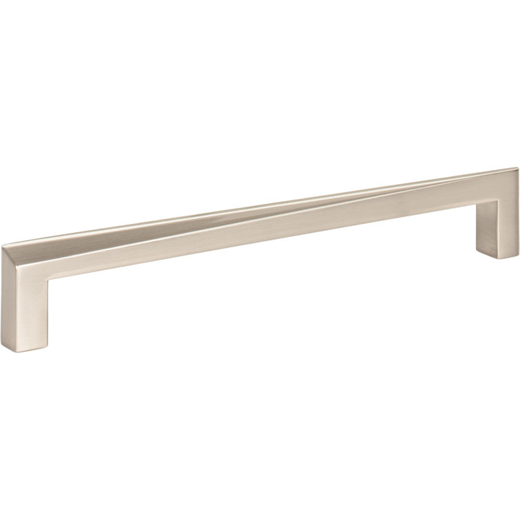 8" Brushed Nickel Contemporary Bar Pull with Mounting Hardware