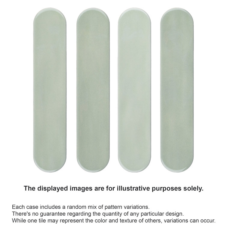 Verde Green Polished Ceramic Subway Wall Tile 2x10