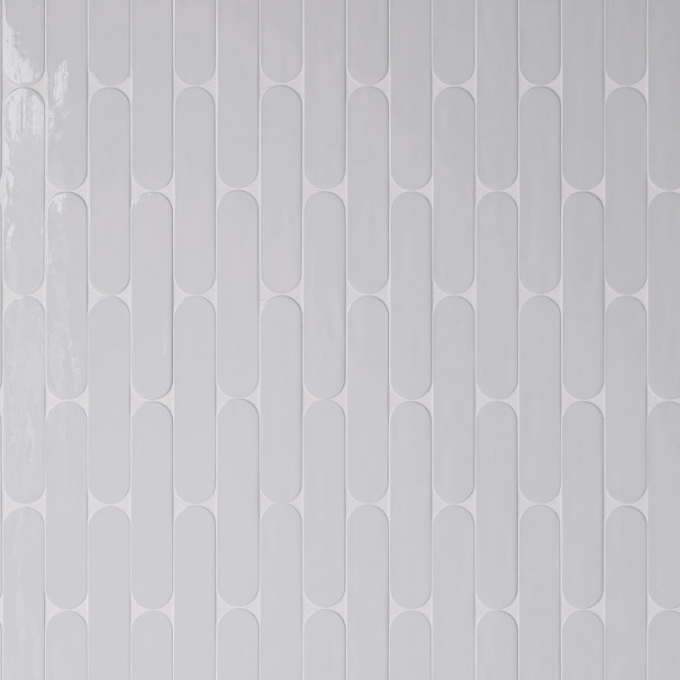 Blanco White Matte Ceramic Subway Wall Tile 2x9
