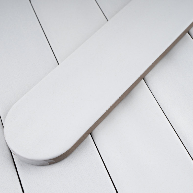 Blanco White Matte Ceramic Subway Wall Tile 2x9