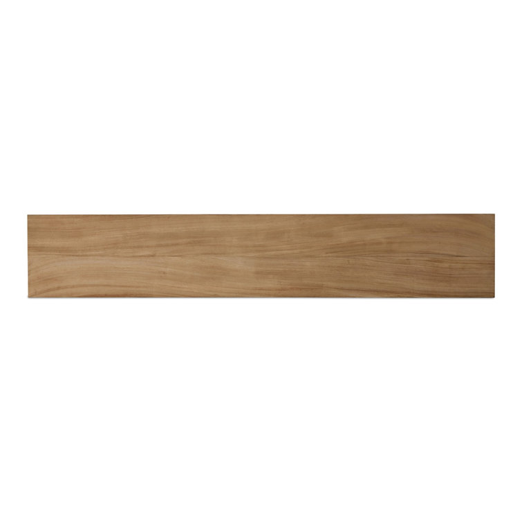 Bahari 98'' Light Brown Guanacaste Wood Sideboard