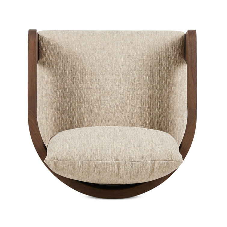 Jackson Teak and Beige Cushioned Dining Chair
