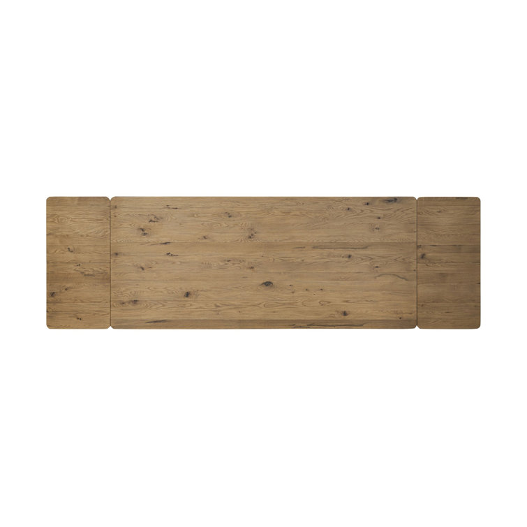 Noeline Light Worn Oak Extendable Dining Table