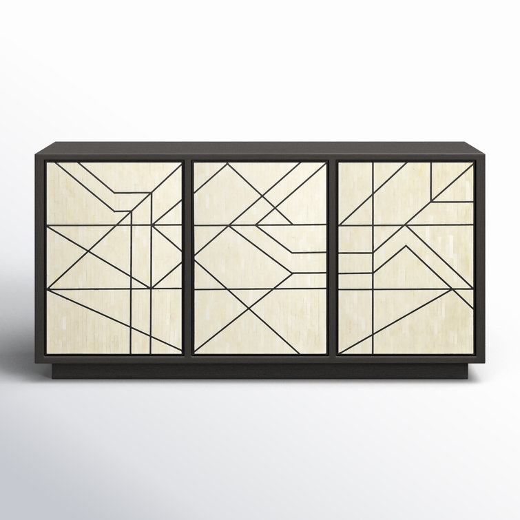 Greta 59" Bone Inlay and MDF Modern Sideboard