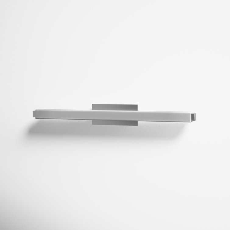 Sleek Mini Vogue 24" LED Bath Vanity Light in Brushed Nickel