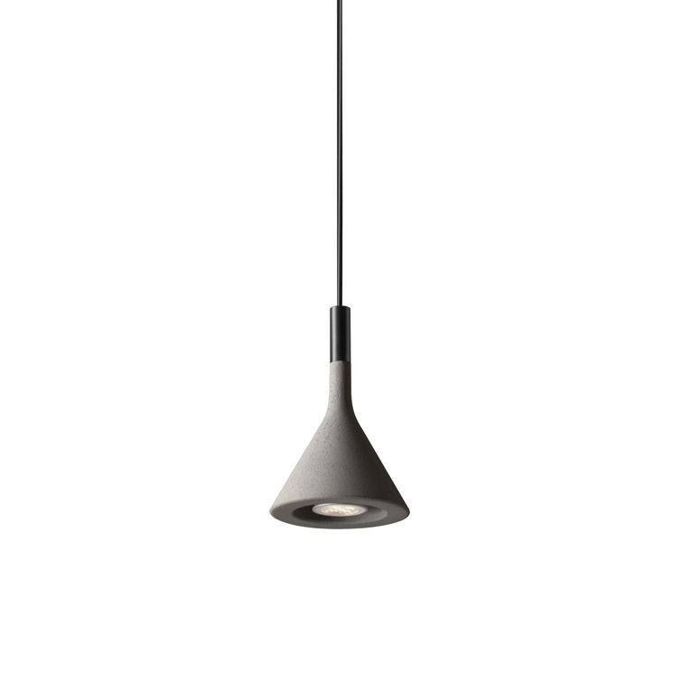 Mini Aplomb Aluminum LED Island Pendant in Brown