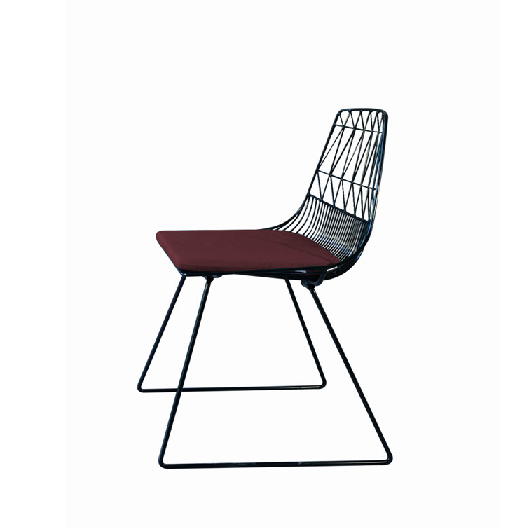 Lucy Black Metal Saddle Style Counter Stool