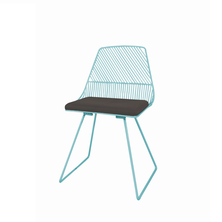 Lucy Black Metal Saddle Style Counter Stool