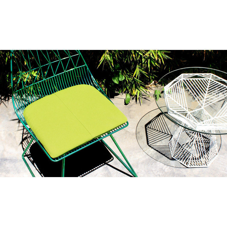 Peacock Blue Metal Saddle Style Counter Stool