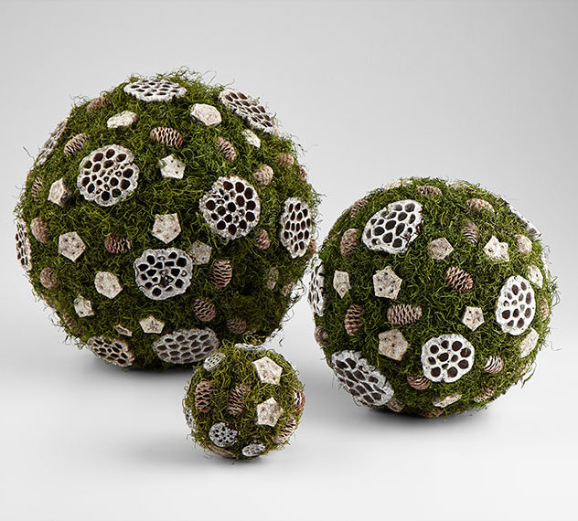 Willa Green 12" Contemporary Modern Dried Botanical Arrangement