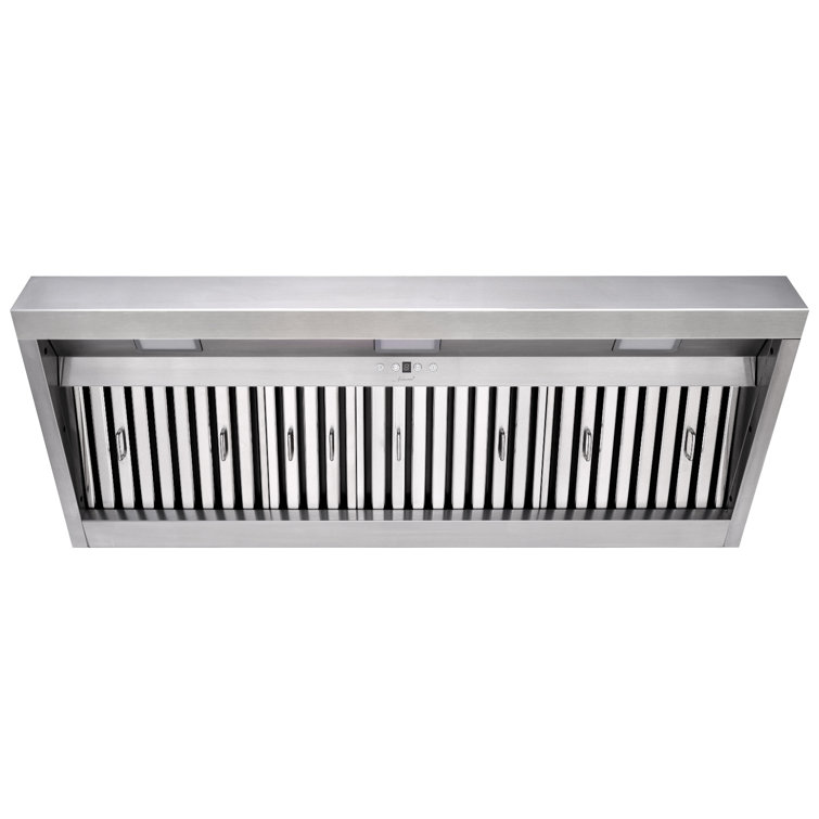 48" Stainless Steel Insert Range Hood with Charcoal Filter