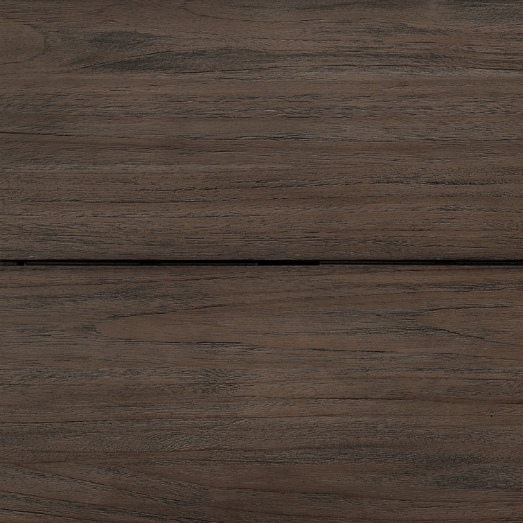 96" Stained Toasted Brown Solid Teak Outdoor Dining Table