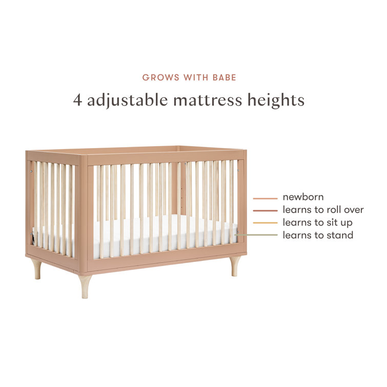 Canyon and Washed Natural Pine Convertible Crib