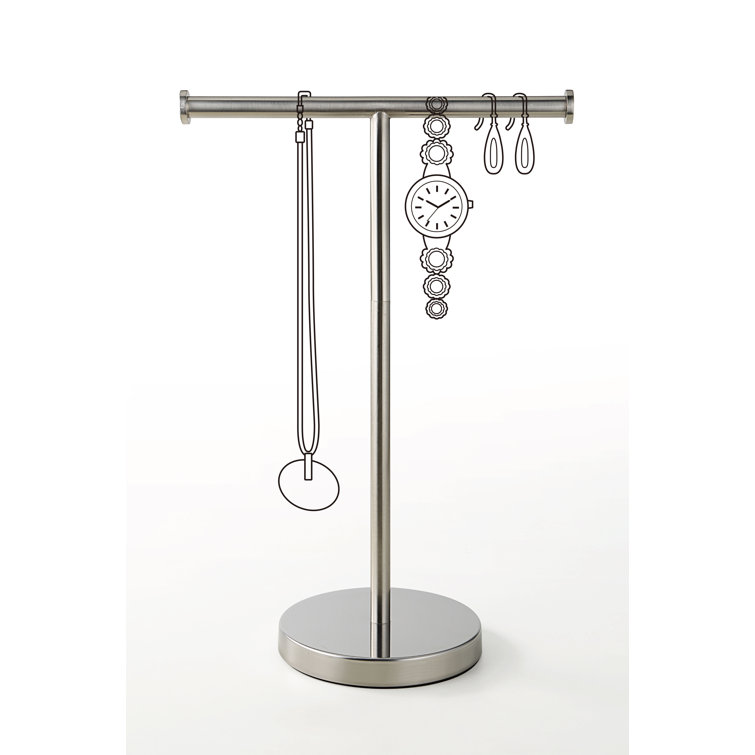 Satin Nickel Stainless Steel Countertop Hand Towel Rack