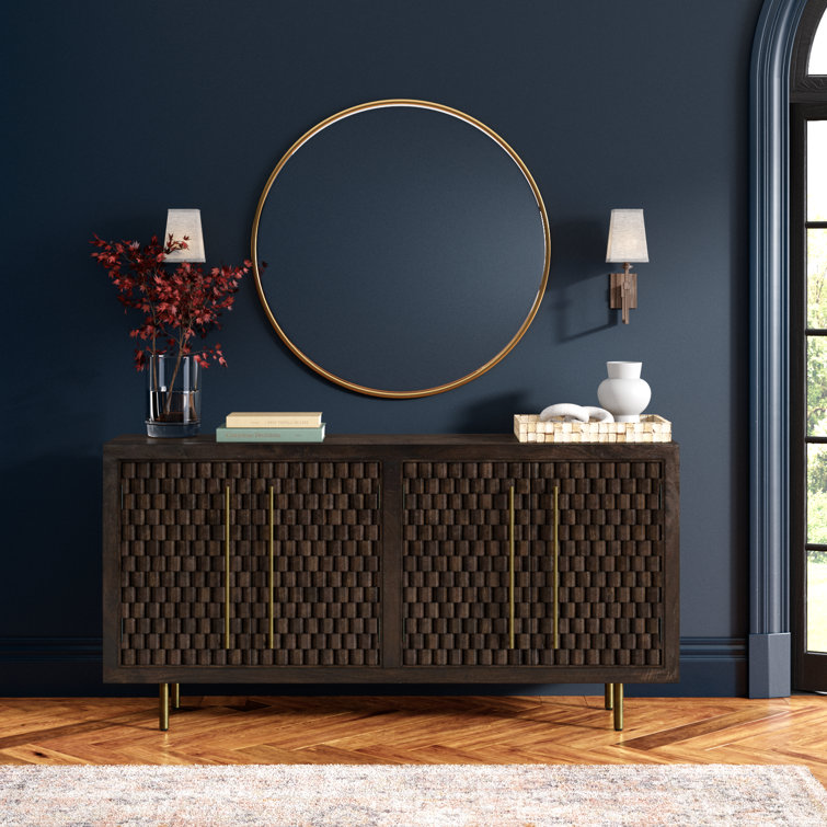 Abshire 72'' Dark Brown Mango Wood Sideboard