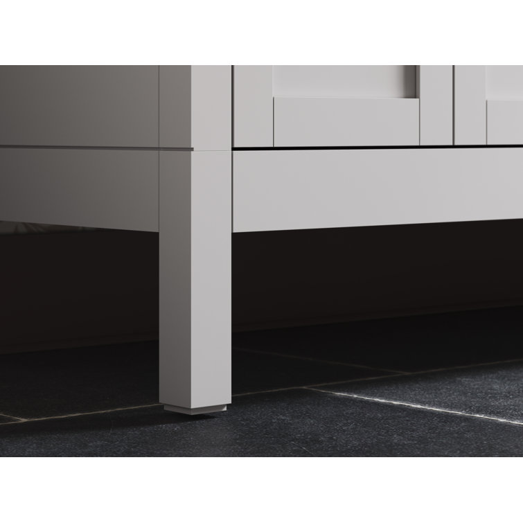 Hadron 24 Inch White Quartz Top Bathroom Vanity Set
