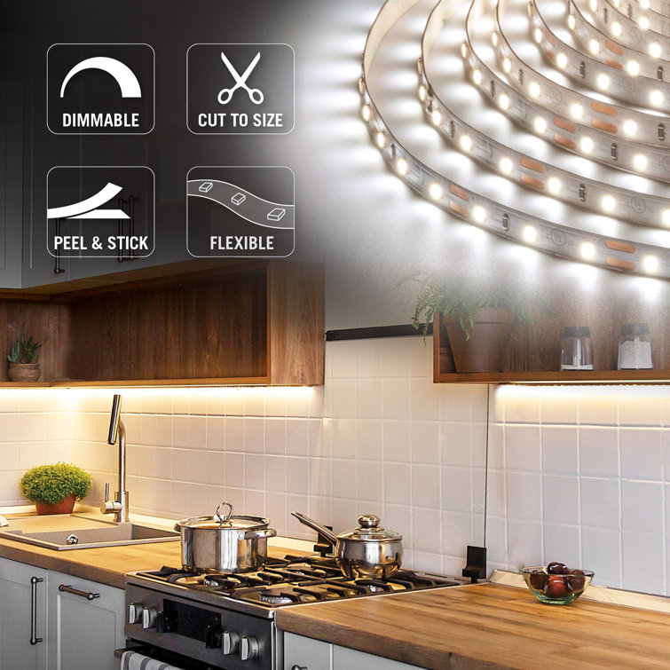 RibbonFlex Pro, 12V, 6500K, 60LEDs/M, IP20, 5M Undercabinet Strip Light
