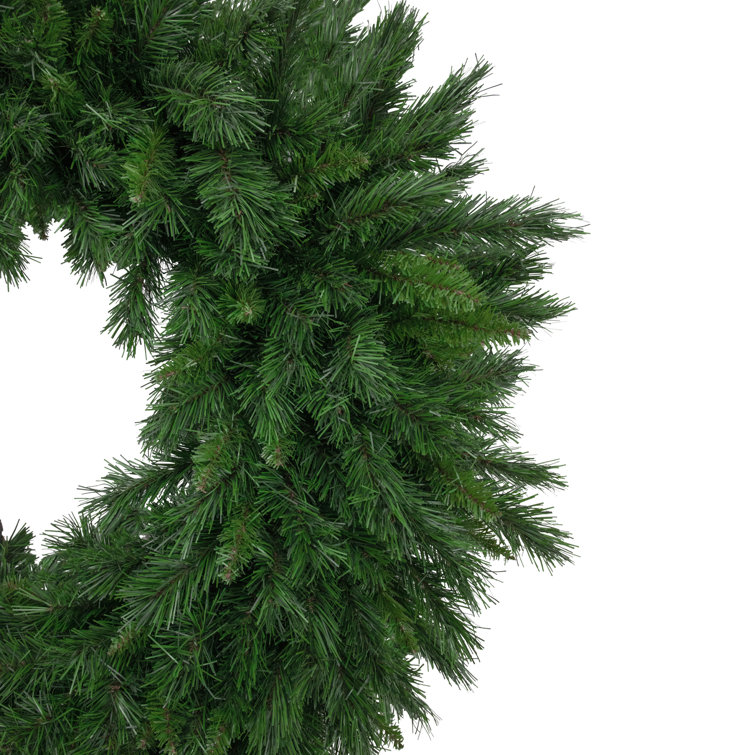 Lush Green 36-Inch Artificial Pine Christmas Wreath