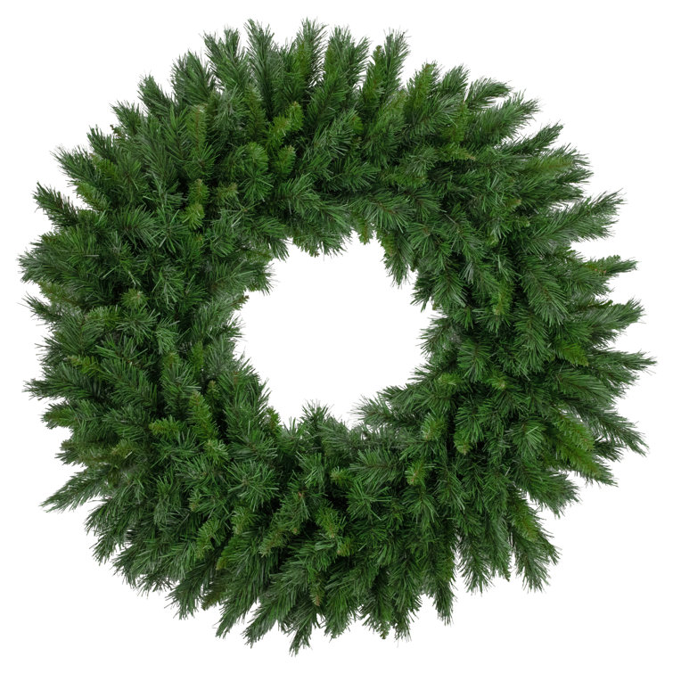 Lush Green 36-Inch Artificial Pine Christmas Wreath