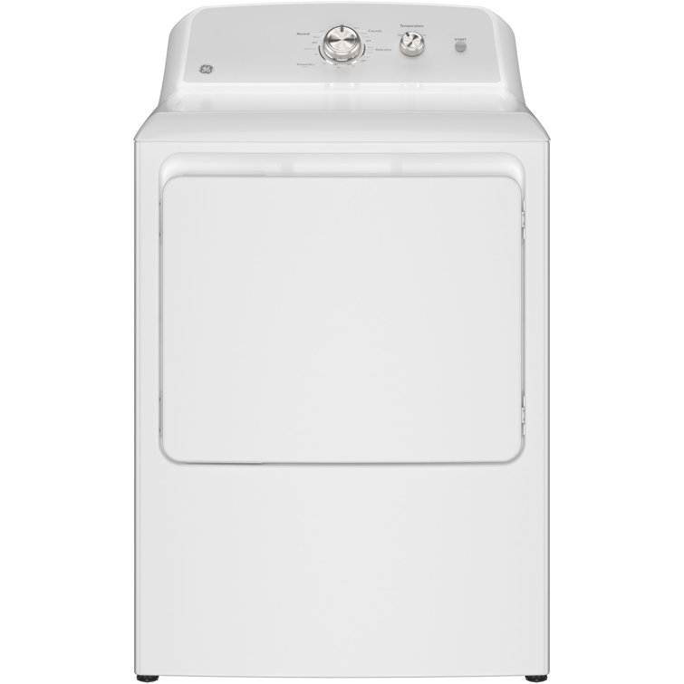 White Energy Star Electric Dryer with Drying Rack