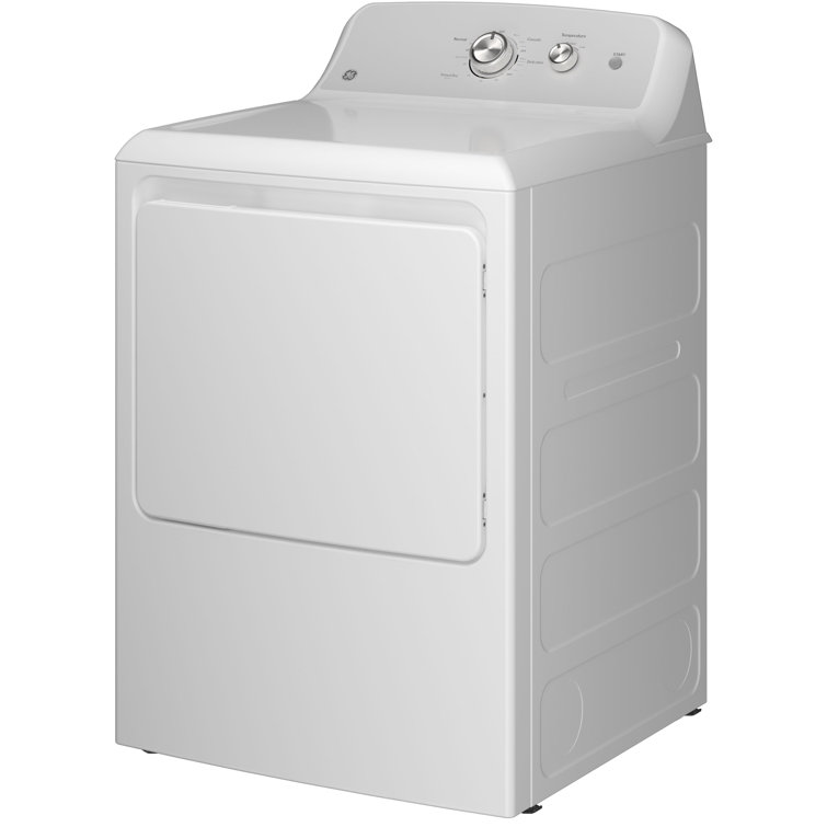 White Energy Star Electric Dryer with Drying Rack