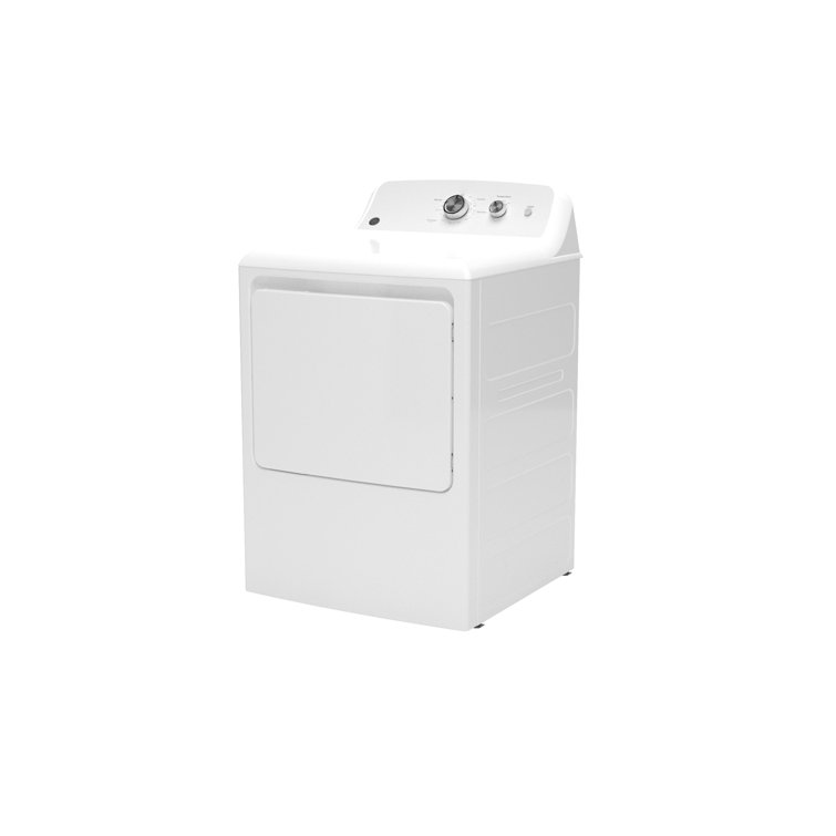 White Energy Star Electric Dryer with Drying Rack