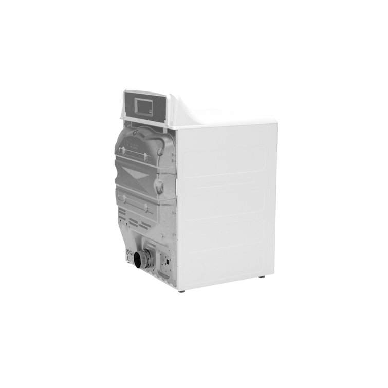 White Energy Star Electric Dryer with Drying Rack