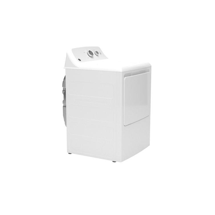 White Energy Star Electric Dryer with Drying Rack