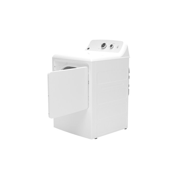 White Energy Star Electric Dryer with Drying Rack